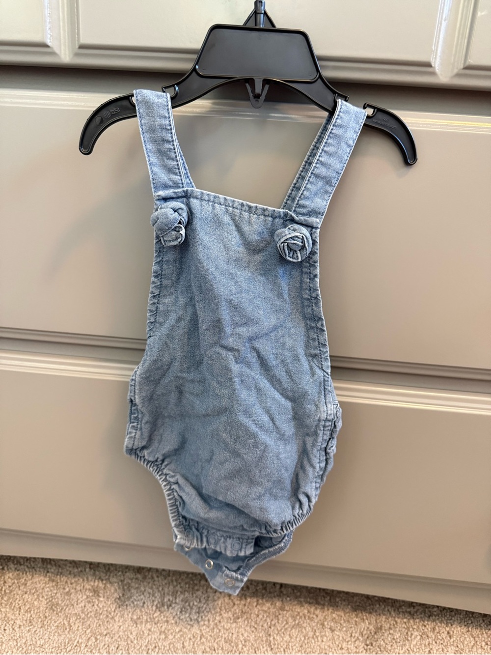 Light Blue Denim Baby/Toddler Romper 6m